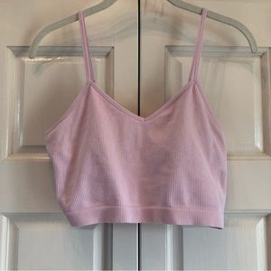 PriMark pink ribbed cami, XS